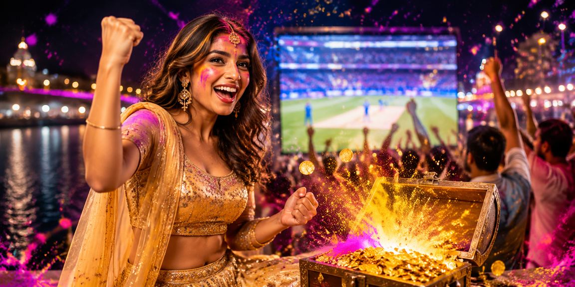 Ahmedabad riverfront showcasing online betting theme